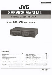 Jvc KD-V6 Service Manual