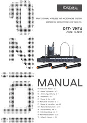 Ibiza sound VHF4 Manual