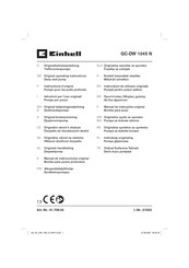 EINHELL GC-DW 1045 N Original Operating Instructions