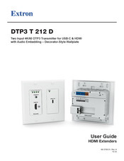 Extron electronics DTP3 T 212 D User Manual
