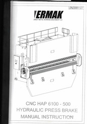 Ermak CNC HAP 6100-500 Manual Instruction