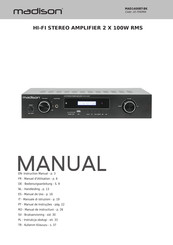 Madison MAD1400BT-BK Manual