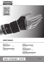 sensiplast 452680 2310 Instructions For Use Manual