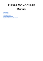 Pulsar 71014 Manual