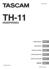 Tascam TH-11 Owner's Manual
