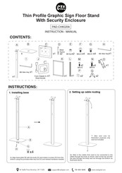 Cta PAD-CHKGRA Instruction Manual