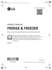 LG GMX945NS9F Owner's Manual