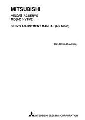Mitsubishi MELDAS MDS-C 1-V1 Adjustment Manual