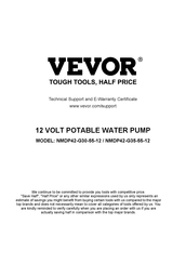 VEVOR NMDP42-G35-55-12 Quick Start Manual