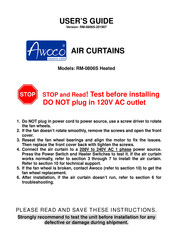Awoco RM-0806S User Manual