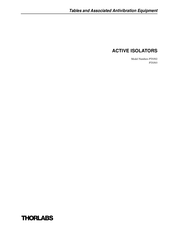 THORLABS PTS503 Manual