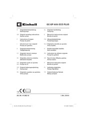 EINHELL GC-GP 6050 ECO PLUS Operating Instructions Manual