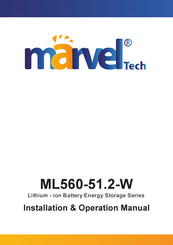 marvelTech ML560-51.2-W Installation & Operation Manual
