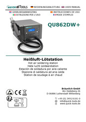 Quick Tools QU862DW+ User Manual