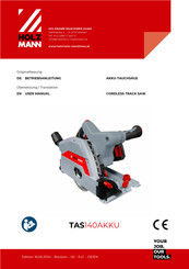 HOLZMANN MASCHINEN TAS140AKKU User Manual