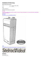 Stelrad IDEAL CLASSIC COMBI NF 80 Installation & Servicing