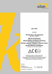 ADIATEK jade 55blt Use And Maintenance