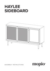 mopio HAYLEE SIDEBOARD Assembly Instructions Manual
