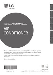LG CB09L Installation Manual