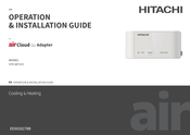 Hitachi SPX-WFG03 Operations & Installation Manual