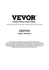 VEVOR FBL580319 Manual