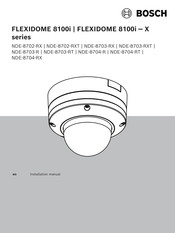 Bosch NDE-8703-RXT Installation Manual