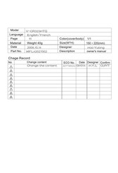 LG VC29 Series Manual