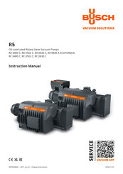 BUSCH RA 0630 C Instruction Manual