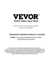 VEVOR XS-20inGYXDJ Instruction Manual