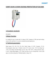 Chint OUVR-3 Instruction Manual