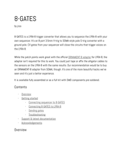 jroo 8-GATES Quick Start Manual