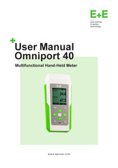 E+E Elektronik Omniport 40 User Manual