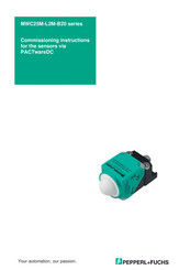 Pepperl+Fuchs MWC25M-L2M-B20-0,3M-DT6P Commissioning Instructions