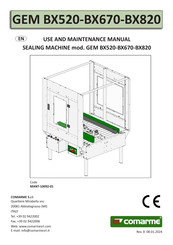 comarme GEM BX670 Use And Maintenance Manual