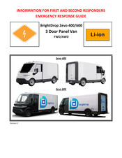 BrightDrop Zevo 600 2023 Emergency Response Manual