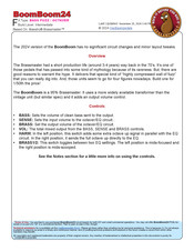 madbeanpedals BoomBoom24 Manual