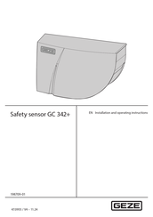 GEZE 198671 Installation And Operating Instructions Manual