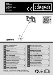 Scheppach PM1400 Instruction Manual