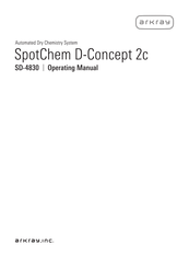 Arkray SpotChem D-Concept 2c Operating Manual
