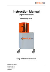 Envisiontec Perfactory IV Instruction Manual