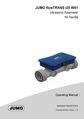 JUMO flowTRANS US W01 Operating Manual