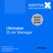 Ultimaker S5 Air Manager Quick Start Manual