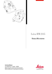 Leica RM2135 Instruction Manual