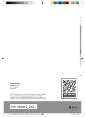 Silvercrest 460652 2401 Operation And Safety Notes