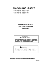 Timberjack 330 Operator And  Maintenance Manual