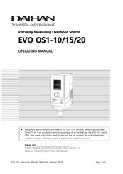 DAIHAN EVO OS1-10 Operating Manual