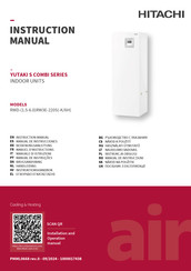 Hitachi YUTAKI S COMBI RWD-2.0RW3E-220S Instruction Manual