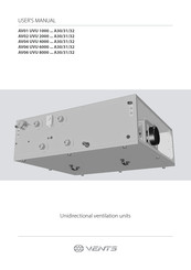 Vents AV04 UVU 4000 A30 Series User Manual