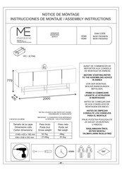 MARCKERIC ELDIA 18260 Assembly Instructions Manual