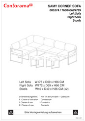 CONFORAMA 763040699789 Manual
